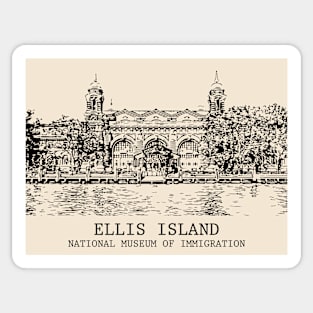 Ellis Island National Museum of Immigration Sticker
